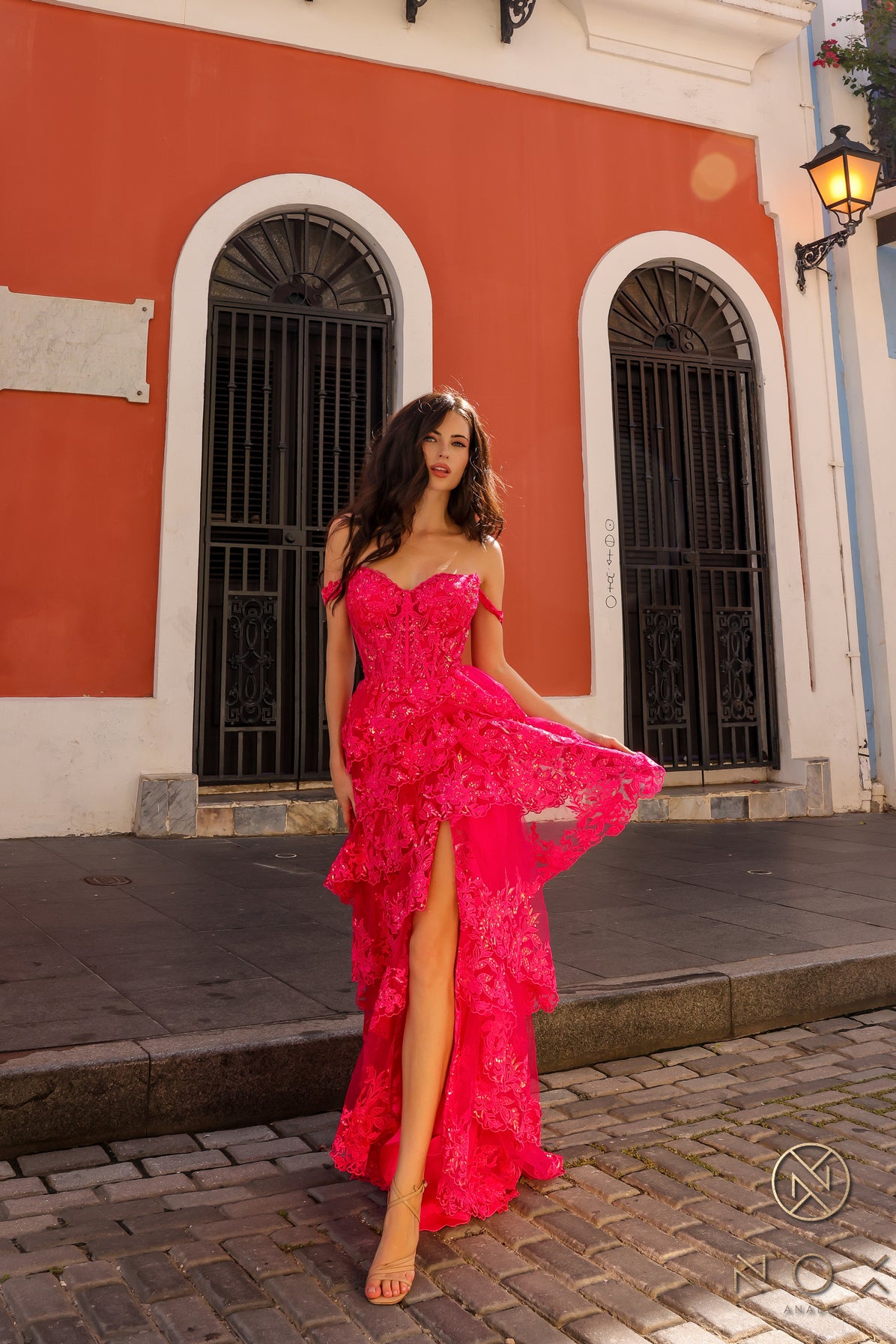 Nox Anabel T1335 - Lace Ornate Prom Dress | CACHE THE HOUSE OF DRESSES