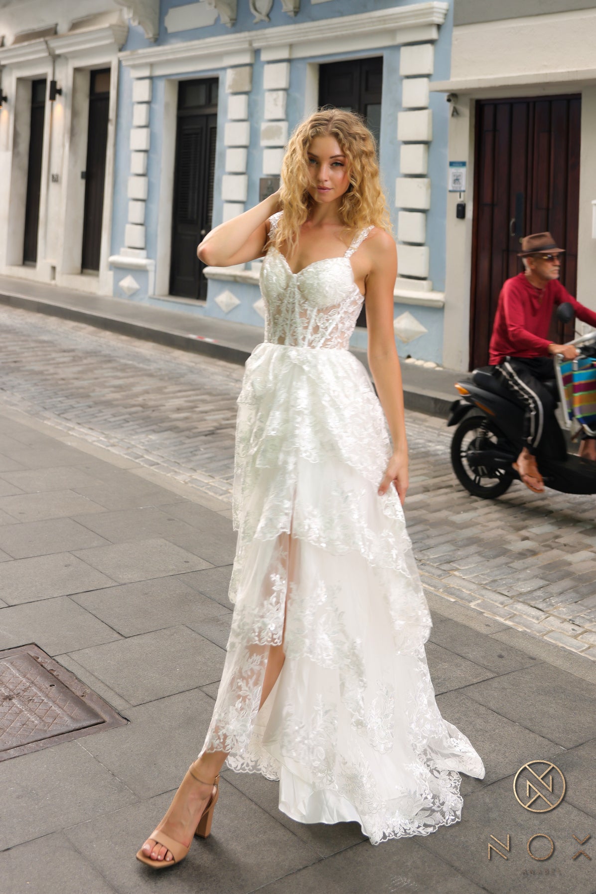 Nox Anabel T1335 - Lace Ornate Prom Dress | CACHE THE HOUSE OF DRESSES